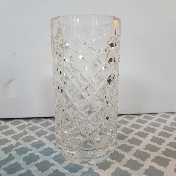 Waterford Crystal Diamond Cut Vase - Picture 5 of 11